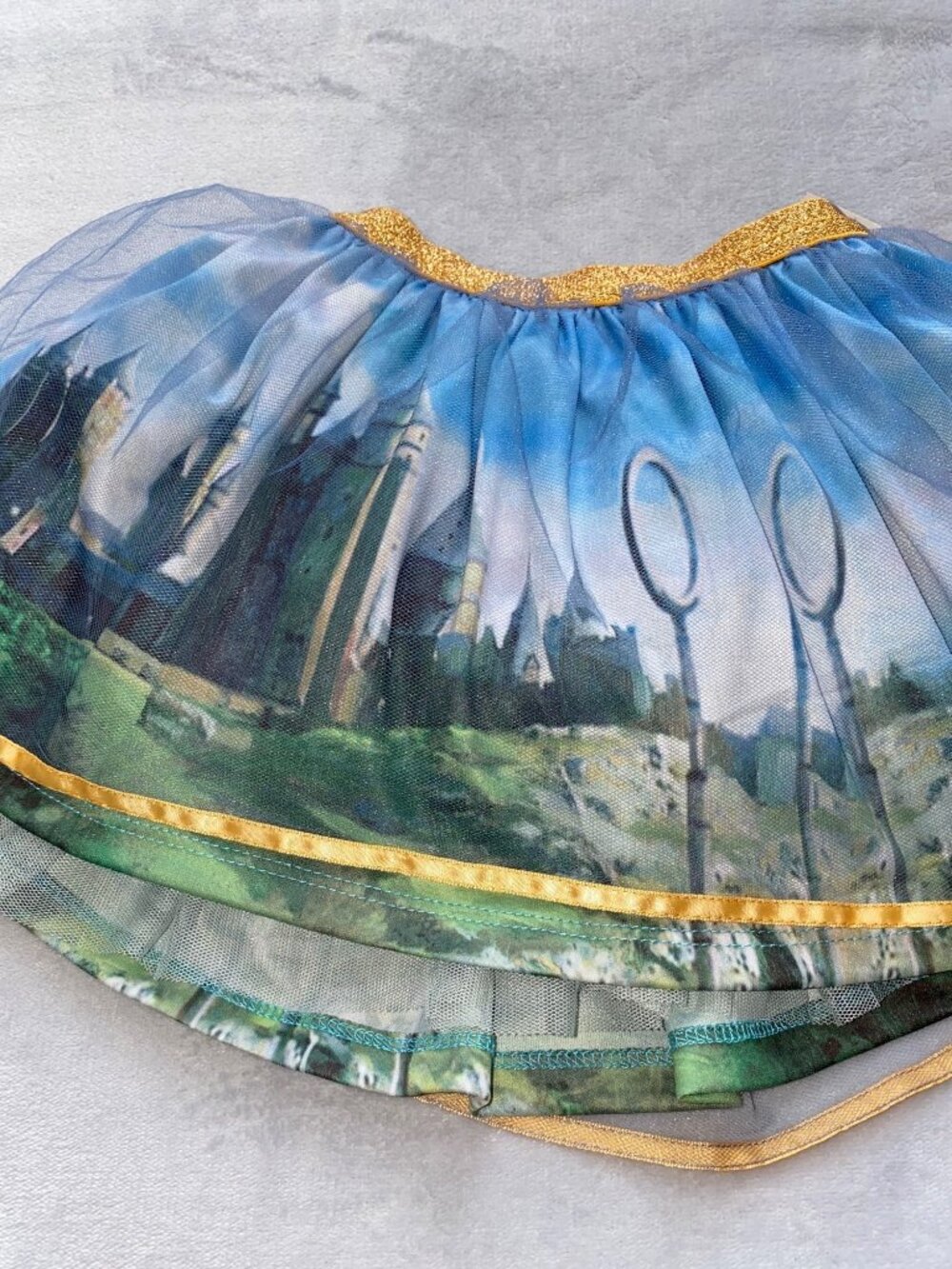 Harry Potter quidditch Hogwarts tulle tutu skirt bloomers girls 18m NWT movie